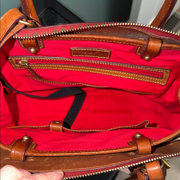 Vintage Dooney & Bourke Tan and Black Zebra Satchel - Picture 8 of 10